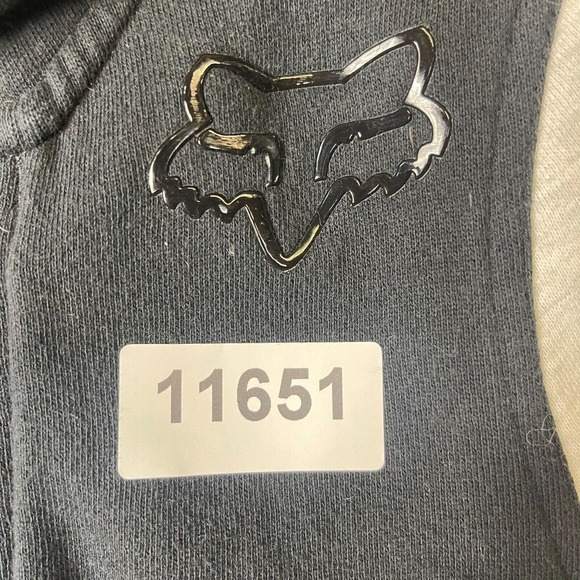 Fox Racing Hoodie Women Small Black White Sweatshirt‎ Full Zip MTB Adult - Picture 12 of 12